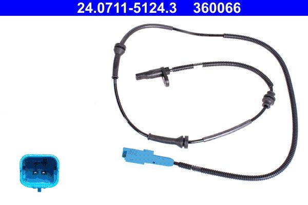 ATE Sensor, wheel speed 24.0711-5124.3