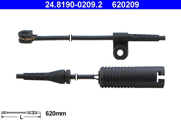 ATE Warning Contact, brake pad wear 24.8190-0209.2