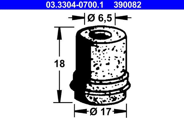 ATE Plug, brake fluid reservoir 03.3304-0700.1