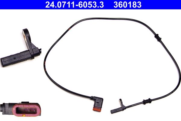 ATE Sensor, wheel speed 24.0711-6053.3