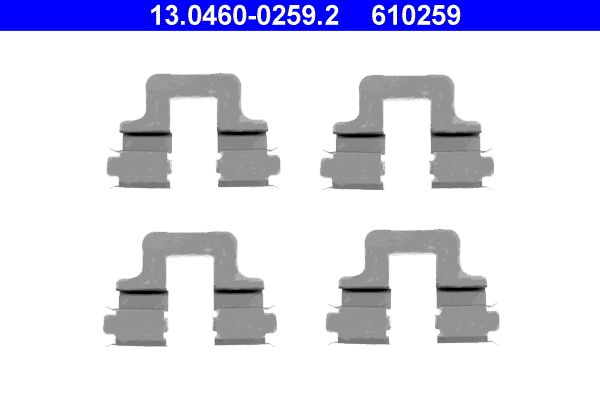 ATE Accessory Kit, disc brake pad 13.0460-0259.2