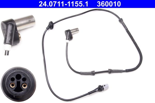 ATE Sensor, wheel speed 24.0711-1155.1