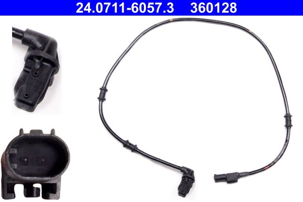 ATE Sensor, wheel speed 24.0711-6057.3