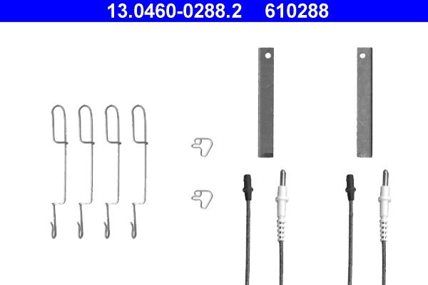 ATE Accessory Kit, disc brake pad 13.0460-0288.2