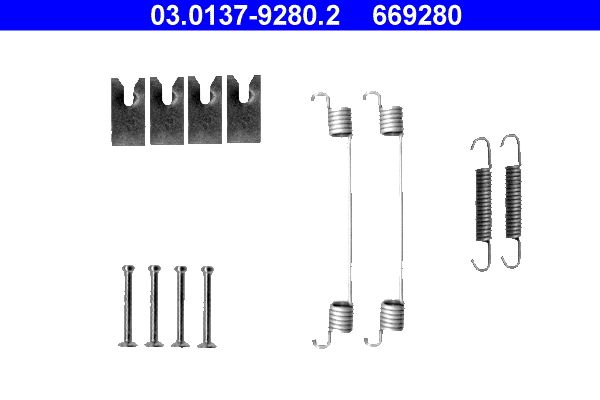ATE Accessory Kit, brake shoes 03.0137-9280.2
