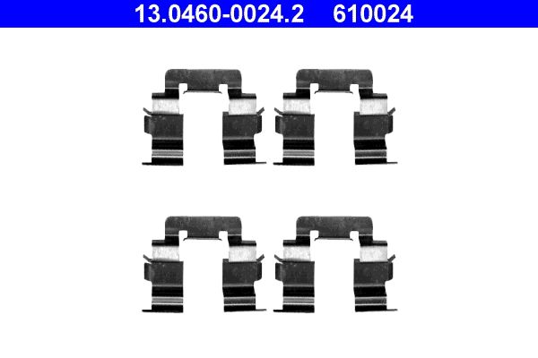 ATE Accessory Kit, disc brake pad 13.0460-0024.2