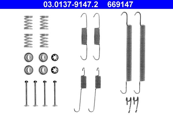 ATE Accessory Kit, brake shoes 03.0137-9147.2