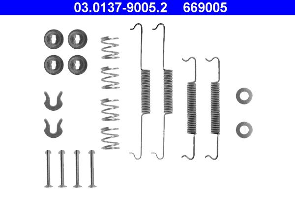 ATE Accessory Kit, brake shoes 03.0137-9005.2