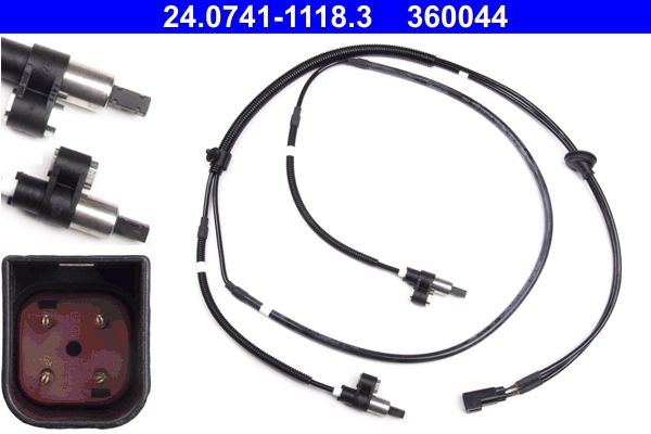 ATE Sensor, wheel speed 24.0741-1118.3