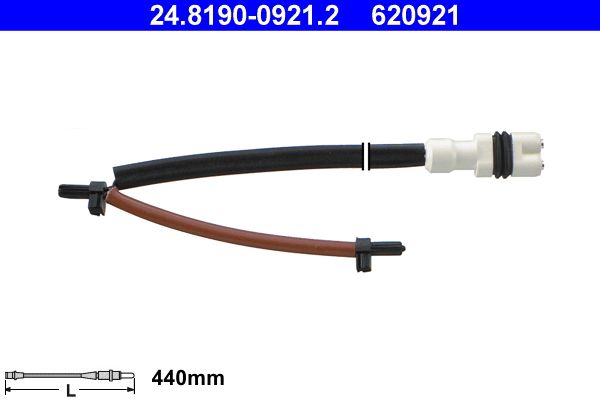 ATE Warning Contact, brake pad wear 24.8190-0921.2
