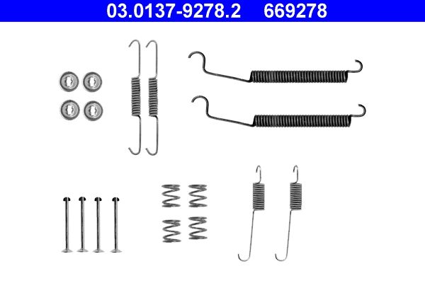 ATE Accessory Kit, brake shoes 03.0137-9278.2