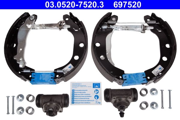 ATE Brake Shoe Set 03.0520-7520.3