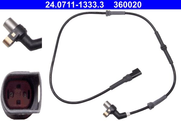 ATE Sensor, wheel speed 24.0711-1333.3