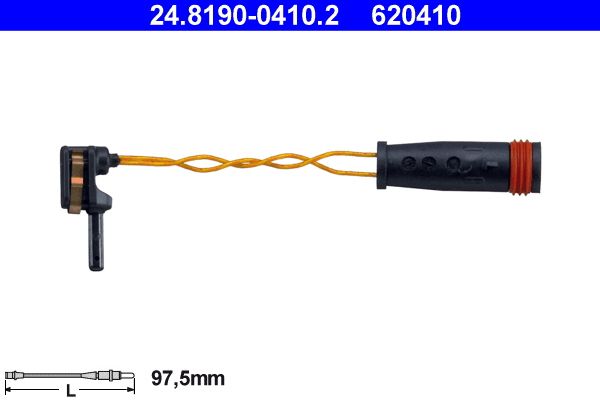 ATE Warning Contact, brake pad wear 24.8190-0410.2