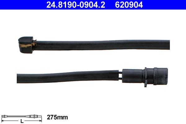 ATE Warning Contact, brake pad wear 24.8190-0904.2