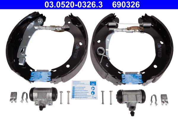 ATE Brake Shoe Set 03.0520-0326.3