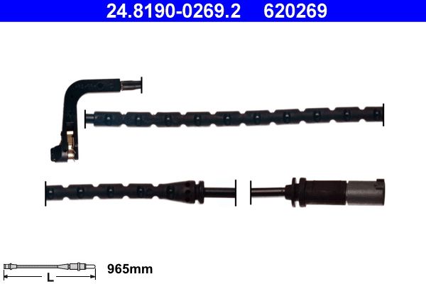 ATE Warning Contact, brake pad wear 24.8190-0269.2