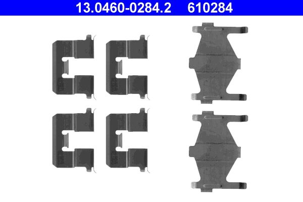 ATE Accessory Kit, disc brake pad 13.0460-0284.2