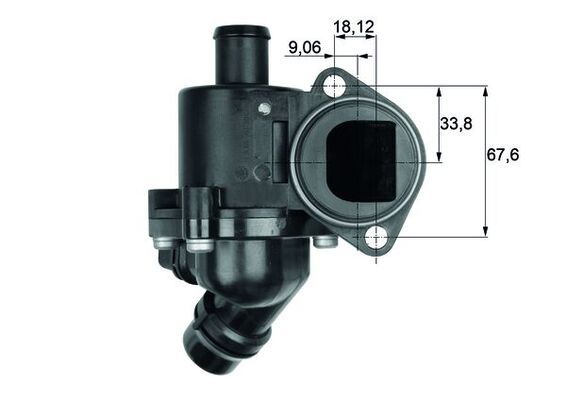 MAHLE Thermostat, coolant TM 3 105