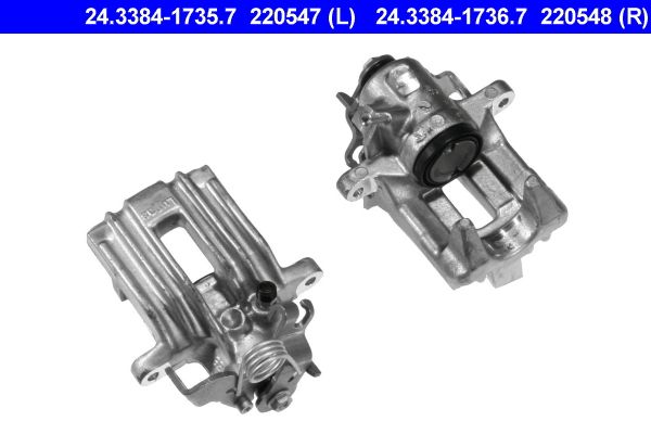 ATE Brake Caliper 24.3384-1736.7