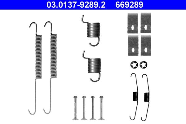 ATE Accessory Kit, brake shoes 03.0137-9289.2