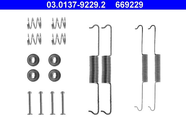 ATE Accessory Kit, brake shoes 03.0137-9229.2