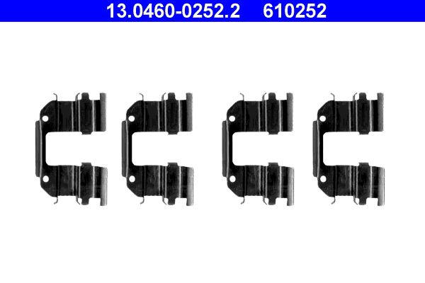 ATE Accessory Kit, disc brake pad 13.0460-0252.2