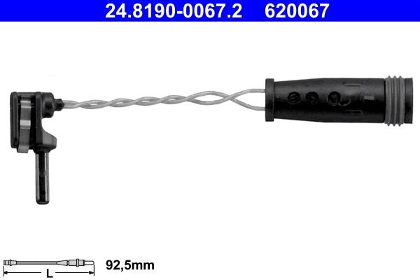 ATE Warning Contact, brake pad wear 24.8190-0067.2