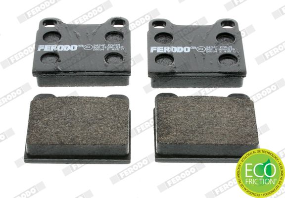 FERODO Brake Pad Set, disc brake FDB2M