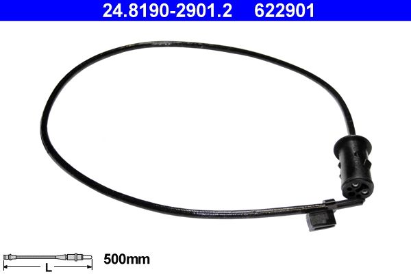 ATE Warning Contact, brake pad wear 24.8190-2901.2
