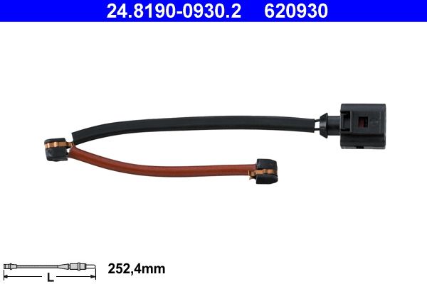 ATE Warning Contact, brake pad wear 24.8190-0930.2