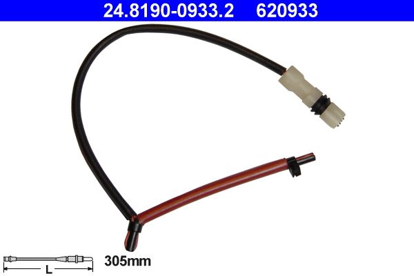 ATE Warning Contact, brake pad wear 24.8190-0933.2