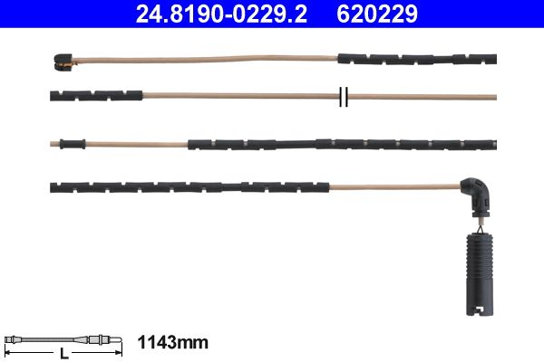 ATE Warning Contact, brake pad wear 24.8190-0229.2