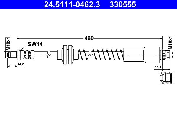 ATE Brake Hose 24.5111-0462.3