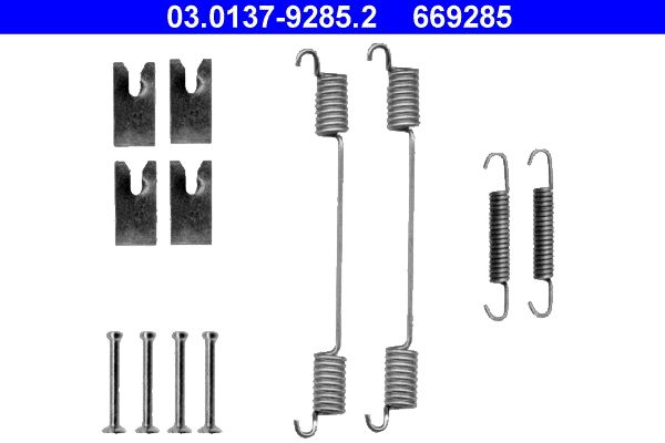 ATE Accessory Kit, brake shoes 03.0137-9285.2