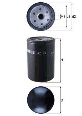 MAHLE Fuel Filter KC 24