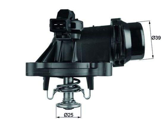 MAHLE Thermostat, coolant TM 18 105